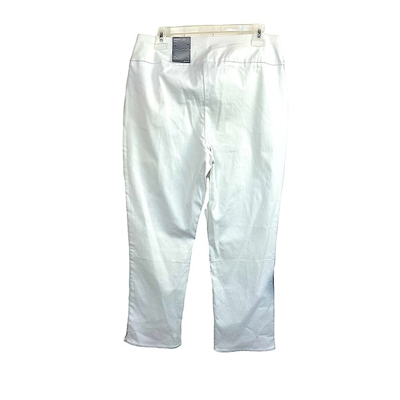 NWT INC International Concepts White Skinny Leg Curvy Mid Rise Crop Pant… - Picture 5 of 16